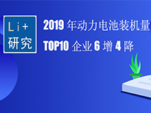 Li+研究│2019年動力電池裝機量TOP10企業 6增4降